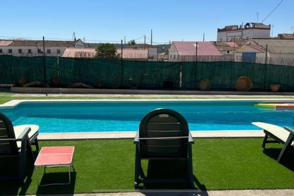 Villa Rural Con Amplia Piscina Campillo de Altobuey Ngoại thất bức ảnh